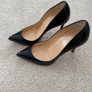 Christian Louboutin black stiletto heels